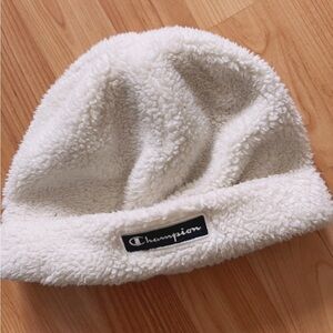 Champion Cozy White Sherpa Hat